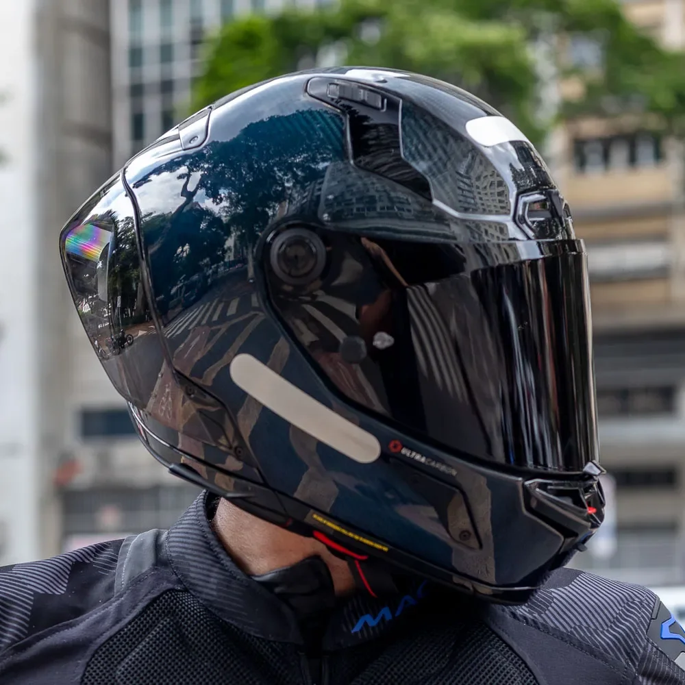 Capacete Nolan X-804 RS UC Liquido Azul (Carbono) - Spinelli Motos